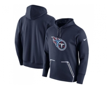 Men Tennessee Titans Nike Navy Champ Drive Vapor Speed Pullover Hoodie