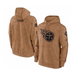 Men's Tennessee Titans 2023 Brown Salute to Service Pullover Hoodie