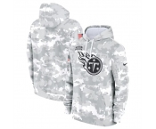 Men's Tennessee Titans 2024 Arctic Camo Salute To Service Club Fleece Pullover Hoodie