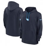 Men's Tennessee Titans Navy Performance Pullover Hoodie