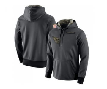 Men's Tennessee Titans Nike Anthracite Salute to Service Player Performance Hoodie