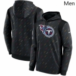 Men's Tennessee Titans Nike Charcoal 2021 NFL Crucial Catch Therma Pullover Hoodie