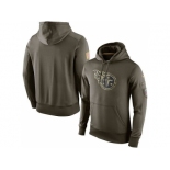 Men''s Tennessee Titans Nike Olive Salute To Service KO Performance Hoodie