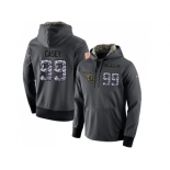 NFL Men's Nike Tennessee Titans #99 Jurrell Casey Stitched Black Anthracite Salute to Service Player Performance Hoodie