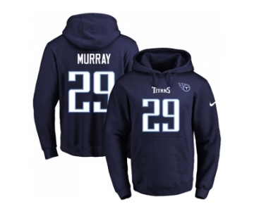 Nike Tennessee Titans #29 DeMarco Murray Navy Blue Name & Number Pullover NFL Hoodie