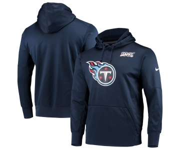 Tennessee Titans Nike NFL 100 Primary Logo Circuit Performance Pullover Hoodie Navy