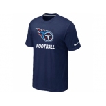 Men's Tennessee Titans Nike Cardinal Facility T-Shirt D.Blue