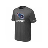 Men's Tennessee Titans Nike Cardinal Facility T-Shirt D.Grey