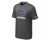 Men's Tennessee Titans Nike Cardinal Facility T-Shirt D.Grey