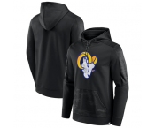 Men's Los Angeles Rams Black On The Ball Pullover Hoodie