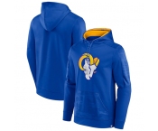 Men's Los Angeles Rams Royal On The Ball Pullover Hoodie