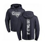 NFL Nike Los Angeles Rams #56 Dante Fowler Jr Navy Blue Backer Pullover Hoodie