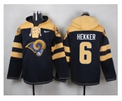 Nike St. Louis Rams #6 Johnny Hekker Navy Blue Player Pullover NFL Hoodie