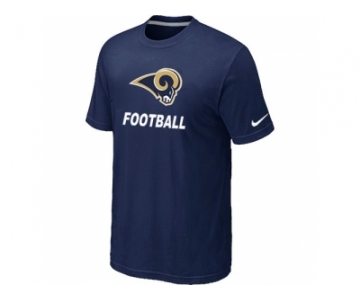 Men's St.Louis Rams Nike Cardinal Facility T-Shirt D.Blue