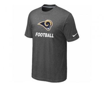 Men's St.Louis Rams Nike Cardinal Facility T-Shirt D.Grey