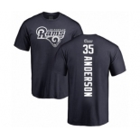 NFL Nike Los Angeles Rams #35 C.J. Anderson Navy Blue Backer T-Shirt