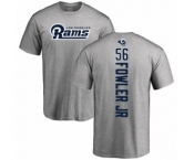 NFL Nike Los Angeles Rams #56 Dante Fowler Jr Ash Backer T-Shirt