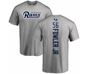 NFL Nike Los Angeles Rams #56 Dante Fowler Jr Ash Backer T-Shirt