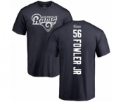 NFL Nike Los Angeles Rams #56 Dante Fowler Jr Navy Blue Backer T-Shirt