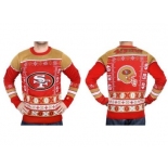 Nike San Francisco 49ers Red Men's Ugly Sweater