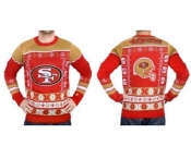 Nike San Francisco 49ers Red Men's Ugly Sweater