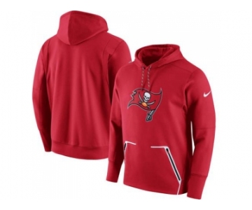 Men Tampa Bay Buccaneers Nike Red Champ Drive Vapor Speed Pullover Hoodie