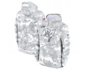 Men's Tampa Bay Buccaneers 2024 Arctic Camo Salute To Service Club Fleece Pullover Hoodie