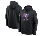 Men's Tampa Bay Buccaneers Black 2024 Crucial Catch Club Pullover Hoodie