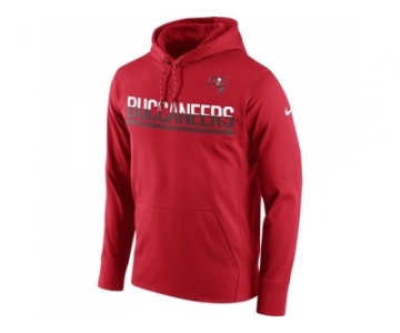 Men's Tampa Bay Buccaneers Nike Sideline Circuit Red Pullover Hoodie