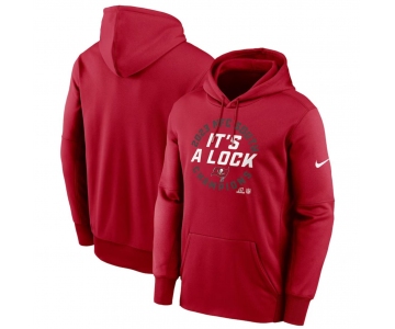 Men's Tampa Bay Buccaneers Red 2023 NFC South Division Champions Locker Room Trophy Collection Pullover Hoodie