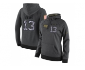 NFL Women's Nike Tampa Bay Buccaneers #13 Mike Evans Stitched Black Anthracite Salute to Service Player Performance Hoodie