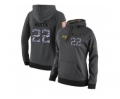 NFL Women's Nike Tampa Bay Buccaneers #22 Doug Martin Stitched Black Anthracite Salute to Service Player Performance Hoodie