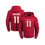 Nike Tampa Bay Buccaneers #11 DeSean Jackson Red Name & Number Pullover NFL Hoodie