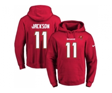 Nike Tampa Bay Buccaneers #11 DeSean Jackson Red Name & Number Pullover NFL Hoodie