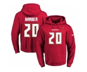 Nike Tampa Bay Buccaneers #20 Ronde Barber Red Name & Number Pullover NFL Hoodie