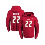 Nike Tampa Bay Buccaneers #22 Doug Martin Red Name & Number Pullover NFL Hoodie