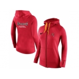 Women Nike Tampa Bay Buccaneers Full-Zip Performance Hoodie Red