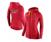 Women Nike Tampa Bay Buccaneers Full-Zip Performance Hoodie Red