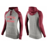 Women Nike Tampa Bay Buccaneers Performance Hoodie Grey & Red_2