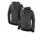 Women's Tampa Bay Buccaneers Anthracite Salute to Service Player Performance Hoodie