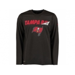 Men's Tampa Bay Buccaneers Nike Charcoal Legend Staff Practice Long Sleeves Performance T-Shirt