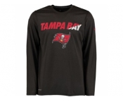 Men's Tampa Bay Buccaneers Nike Charcoal Legend Staff Practice Long Sleeves Performance T-Shirt