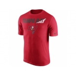 Men's Tampa Bay Buccaneers Nike Red Legend Staff Practice Performance T-Shirt