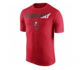 Men's Tampa Bay Buccaneers Nike Red Legend Staff Practice Performance T-Shirt