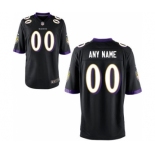 Youth Nike Nfl Jerseys Baltimore Ravens Customized Black Jersey