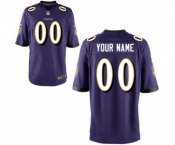 Youth Nike Nfl Jerseys Baltimore Ravens Customized Purple Jersey