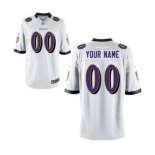 Youth Nike Nfl Jerseys Baltimore Ravens Customized White Jersey