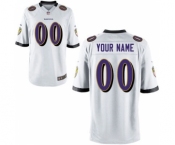 Youth Nike Nfl Jerseys Baltimore Ravens Customized White Jersey