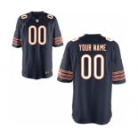 Youth Nike Nfl Jerseys Chicago Bears Customized Blue Jersey