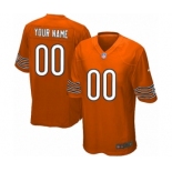 Youth Nike Nfl Jerseys Chicago Bears Customized Orange Jersey